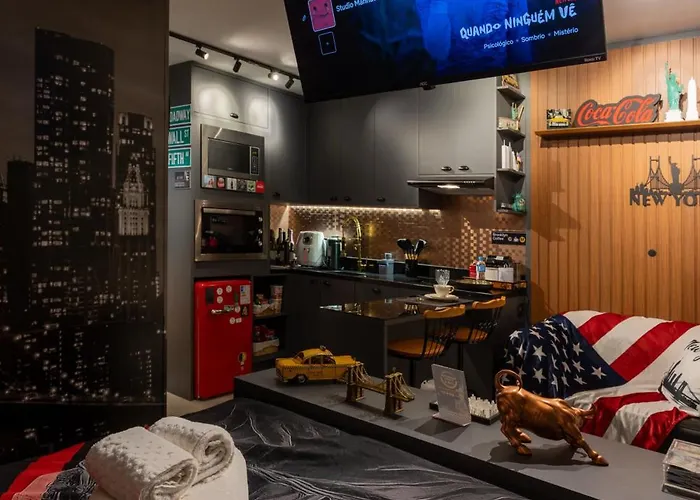 Jp Redencao Studio Manhattan Com Piscina E Garagem Apartamento