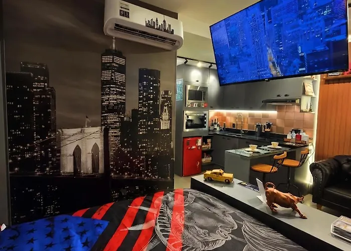 Jp Redencao Studio Manhattan Com Piscina E Garagem Apartamento *